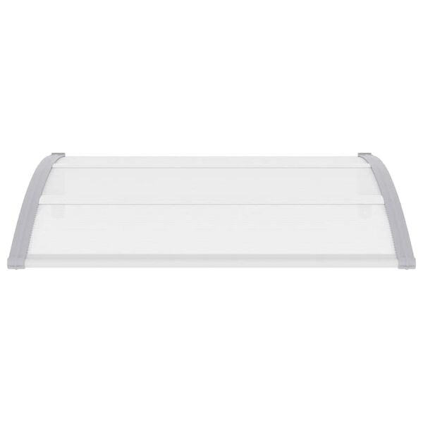 Türvordach 120x100 cm Polycarbonat Grau - 33% Rabatt auf Rückläufer
