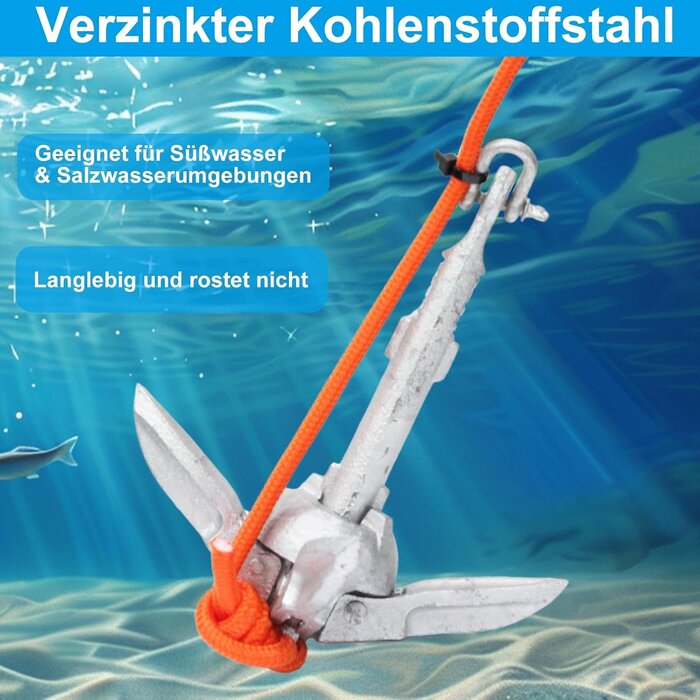 Faltanker Set 0,7 kg für Kajak & SUP - 26% Rabatt