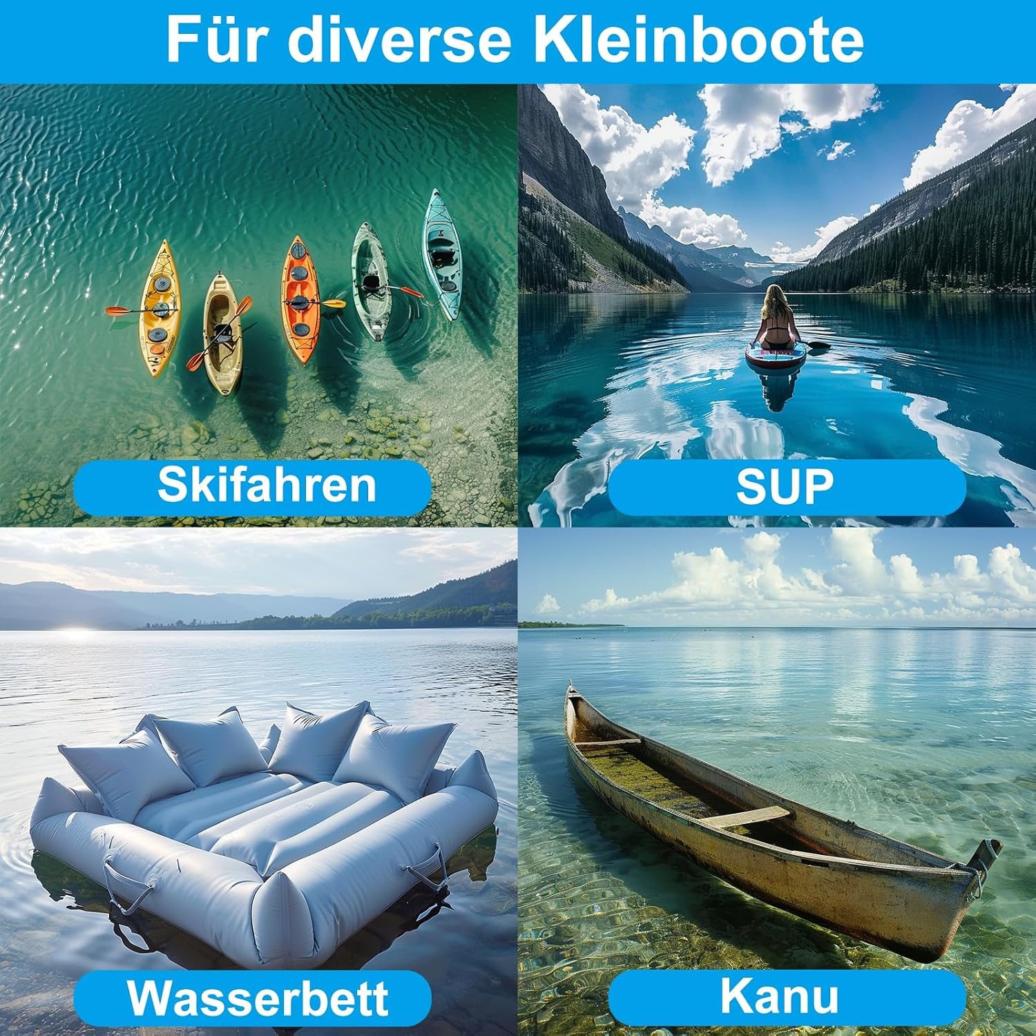 Faltanker Set 0,7 kg für Kajak & SUP - 26% Rabatt