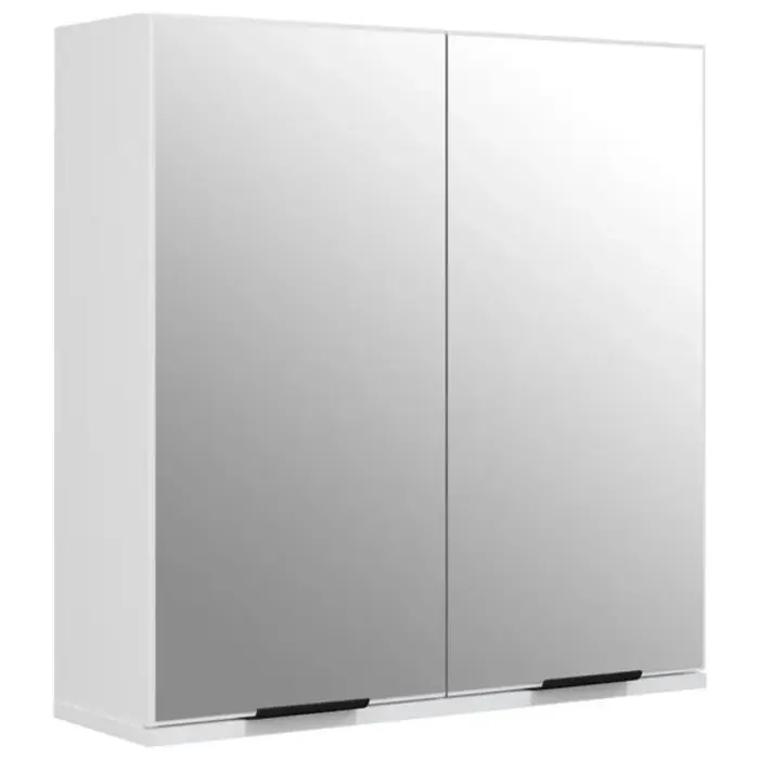 Spiegelschrank Badezimmer 64x20x67cm Weiß - 34% Rabatt - Ausgepackt