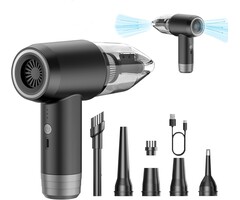 Tryllionleen Kabelloser 6-in-1 Handstaubsauger - 32% Rabatt - Schwarz