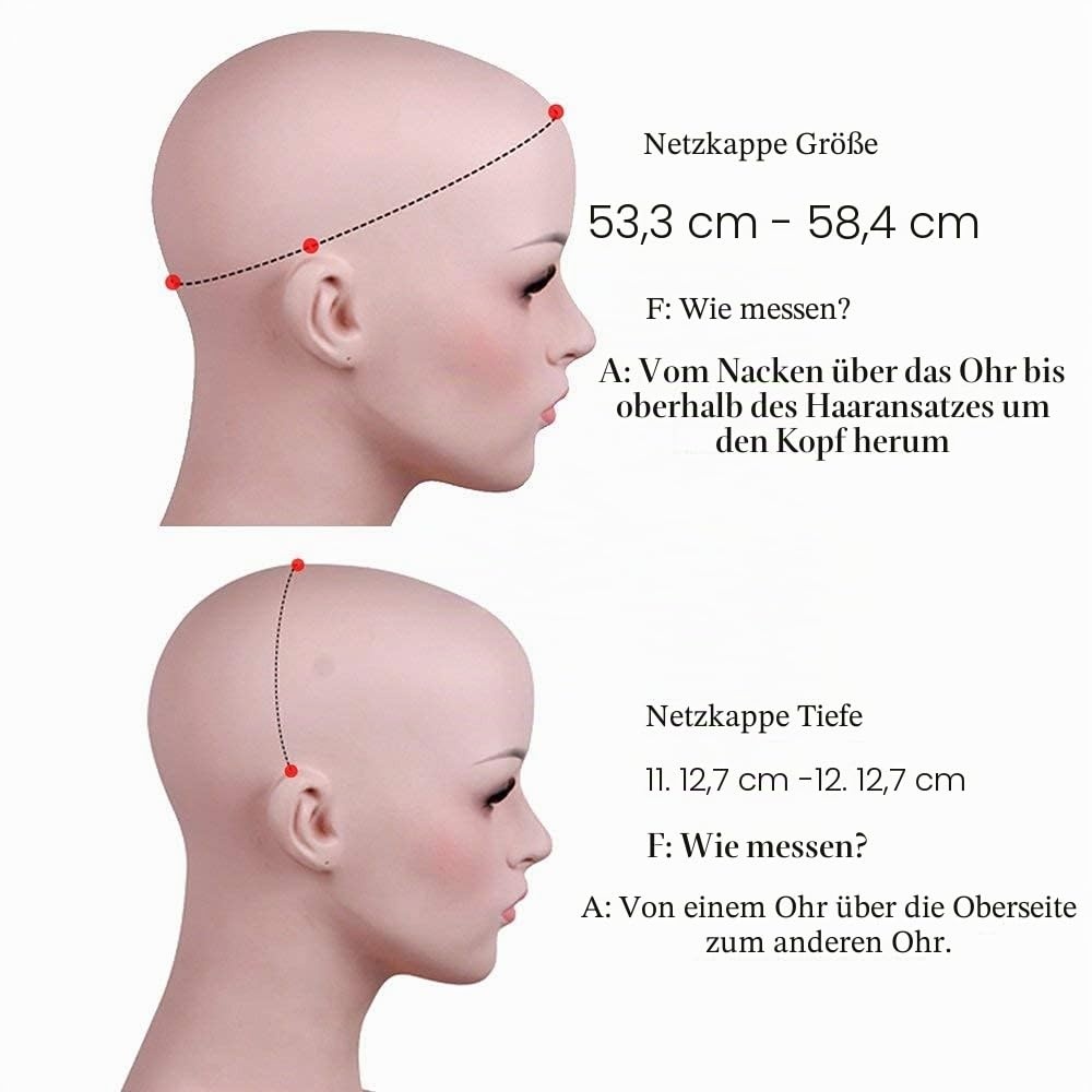 Kurze Damenperücke Blond mit dunklem Haaransatz - 33% Rabatt