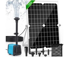 Solar-Teichpumpe 15W, 720 l/h mit 45% Rabatt - Ideal für Ihren Garten