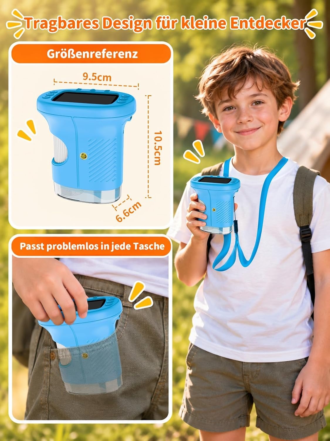 Digitales Kinder-Mikroskop | 1000-fache Vergrößerung | 30% Rabatt