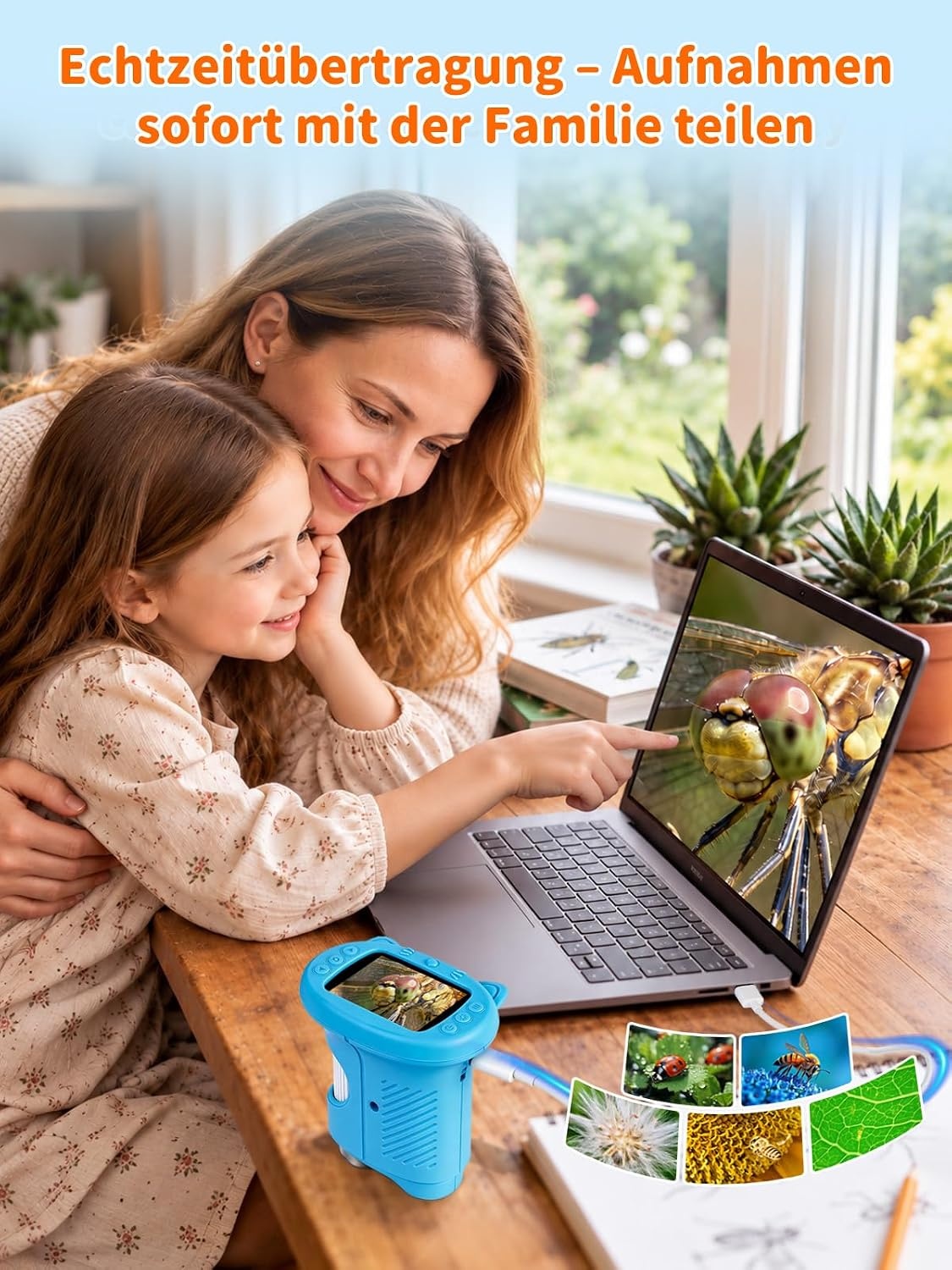 Digitales Kinder-Mikroskop | 1000-fache Vergrößerung | 30% Rabatt