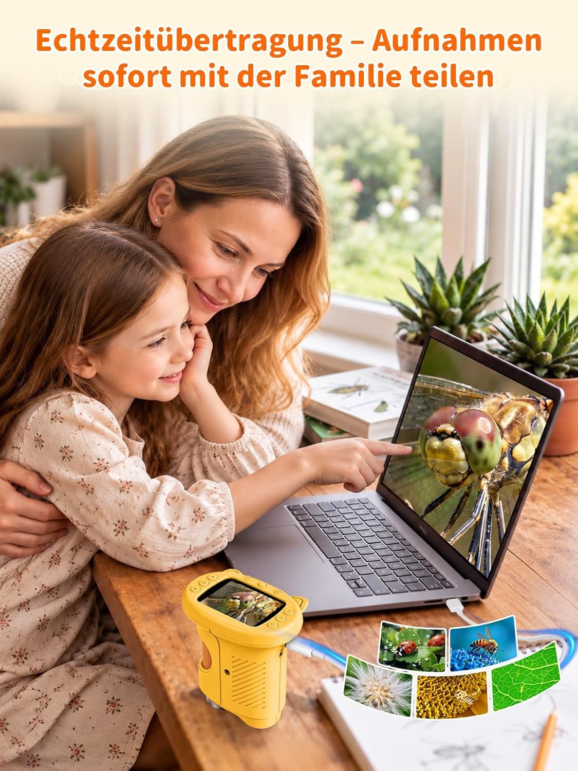 Digitales Kinder-Mikroskop 1000x | 2,4 Zoll Display | 31% Rabatt
