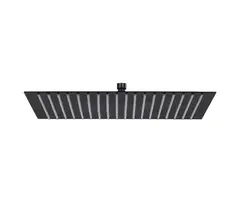 Vidaxl Regenduschkopf quadratisch 50x50 cm Edelstahl schwarz - 34% Rabatt