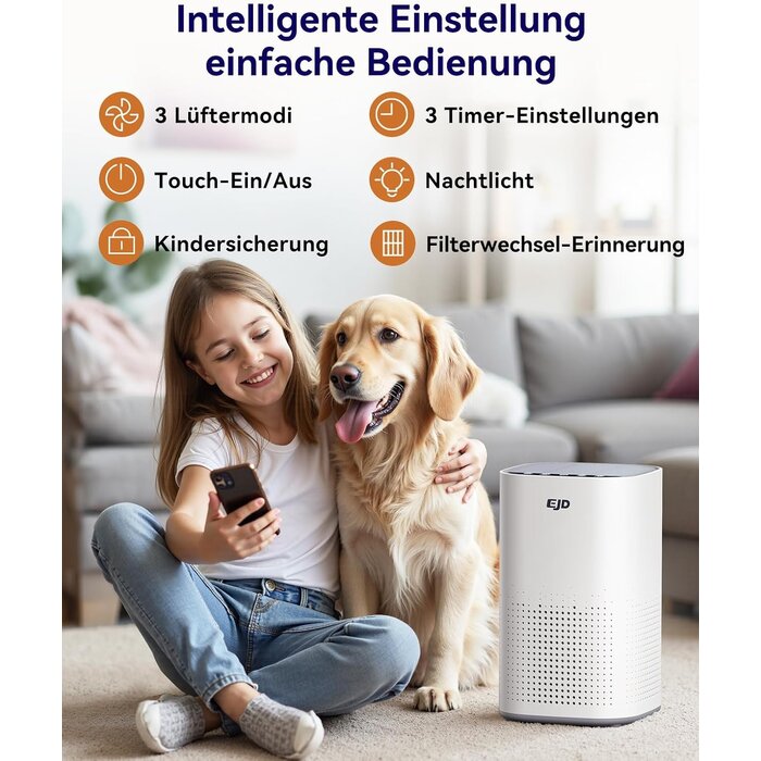 Luftreiniger AP100 für Allergiker, 35m² - 33% Rabatt auf Rückläufer
