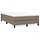 Bettgestell 120x200 cm Stoff Taupe - 34% Rabatt