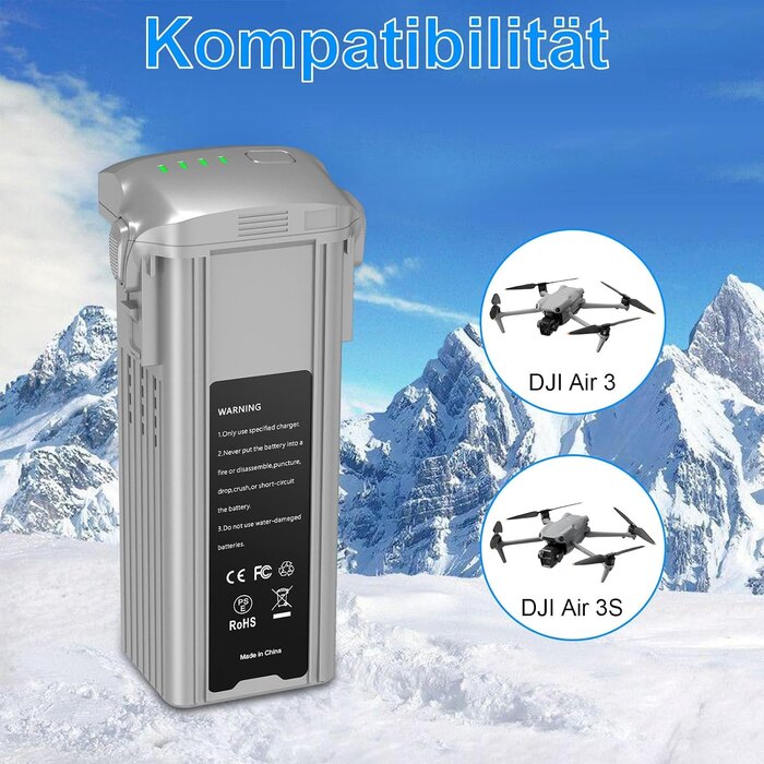2x Flugakku für Air 3 & 3s - 4241 mAh - 30% Rabatt