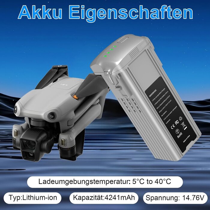 2x Flugakku für Air 3 & 3s - 4241 mAh - 30% Rabatt
