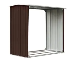 Vidaxl Kaminholzregal aus verzinktem Stahl, 172x91x154 cm, 34% Rabatt