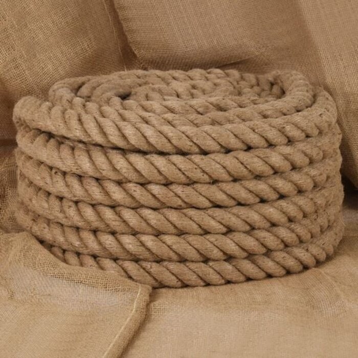 Robustes Juteseil 10m x 36mm - 33% Rabatt auf Retourenware