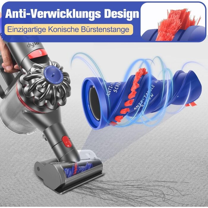 Anti-Verhedderungs-Bürste für Dyson V7-V15 - 32% Rabatt
