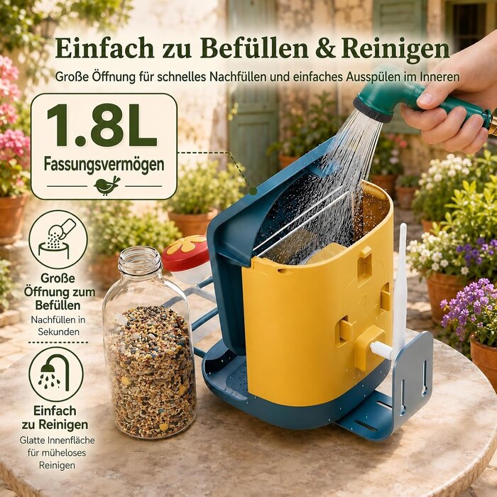 Intelligentes Vogelfutterhaus mit 2K Kamera - 34% Rabatt - Ausgepackt