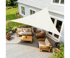 Sonnensegel Dreieckig 3x3x3m Beige - 42% Rabatt
