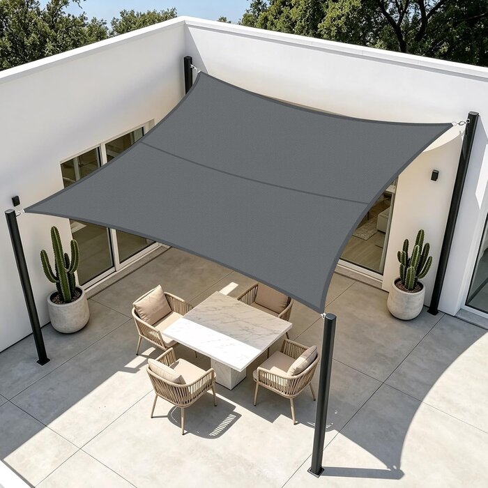 Sonnensegel Dreieckig 3x3x3m Beige - 31% Rabatt