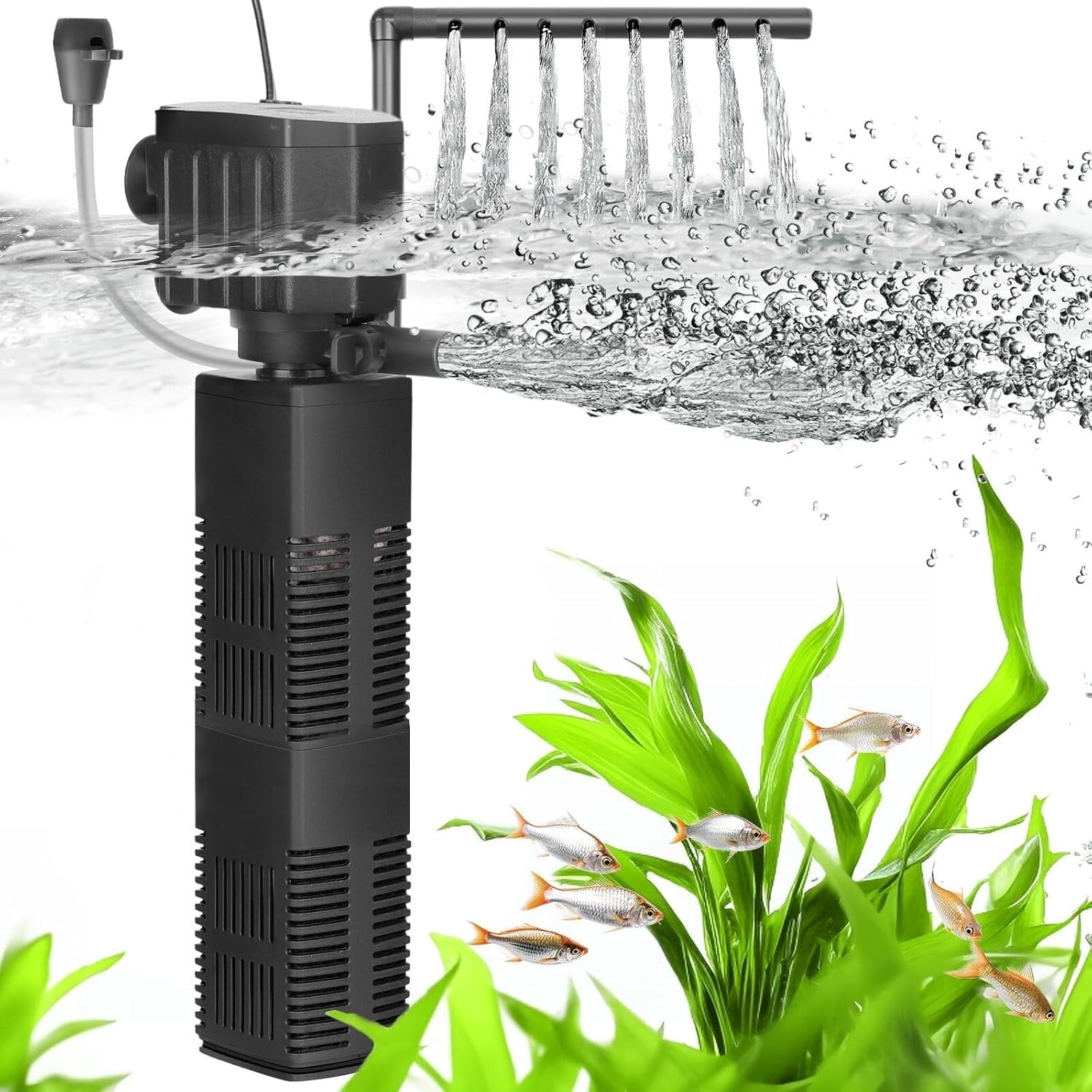 4-in-1 Aquarium-Innenfilter bis 200L - 650 l/h - 31% Rabatt