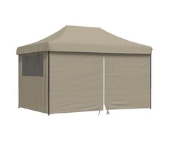 Vidaxl Faltbares Pop-up Partyzelt Taupe 440x292cm - 35% Rabatt