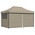 Faltbares Pop-up Partyzelt Taupe 440x292cm - 35% Rabatt