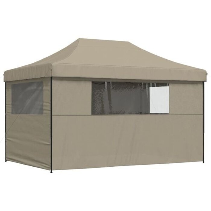 Vidaxl Faltbares Pop-up Partyzelt Taupe 440x292cm - 35% Rabatt