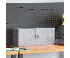 Vidaxl Aluminiumkiste 48,5 x 14 x 20 cm - Silber - 34% Rabatt