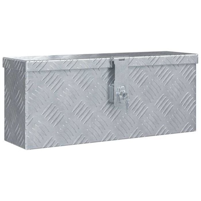 Vidaxl Aluminiumkiste 48,5 x 14 x 20 cm - Silber - 34% Rabatt