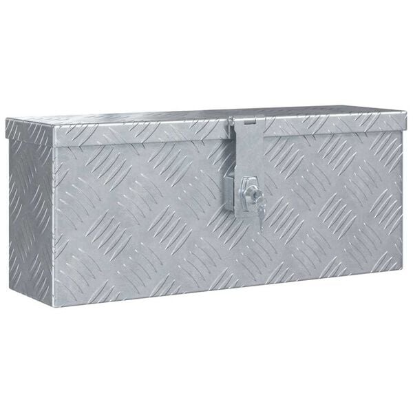 Vidaxl Aluminiumkiste 48,5 x 14 x 20 cm - Silber - 34% Rabatt