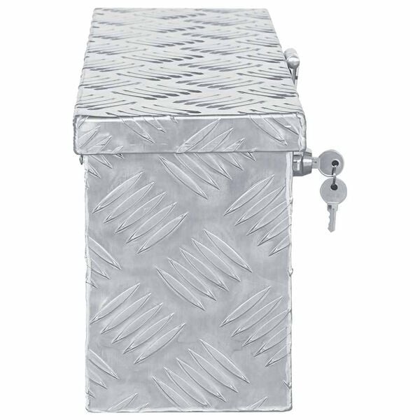 Vidaxl Aluminiumkiste 48,5 x 14 x 20 cm - Silber - 34% Rabatt