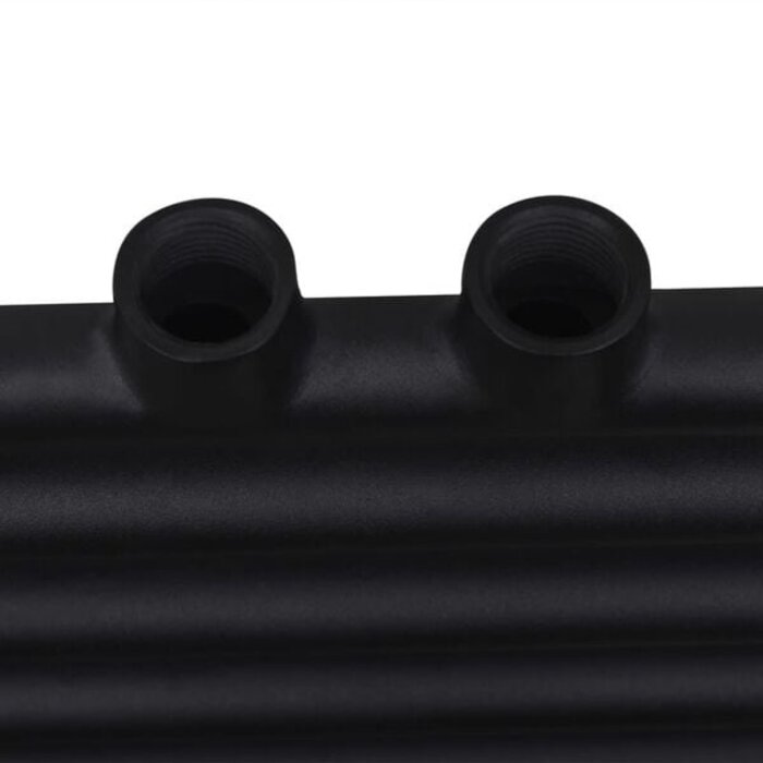 Vidaxl Handtuchheizkörper 500x1160 mm gerade Schwarz - 34% Rabatt