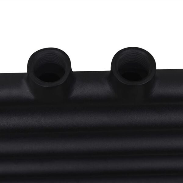 Vidaxl Handtuchheizkörper 500x1160 mm gerade Schwarz - 34% Rabatt