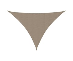 Vidaxl Dreieckiges Sonnensegel 3 x 4 x 5 m in Taupe - 31% Rabatt