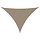 Dreieckiges Sonnensegel 3 x 4 x 5 m in Taupe - 31% Rabatt