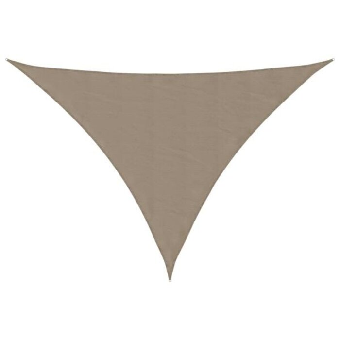Vidaxl Dreieckiges Sonnensegel 3 x 4 x 5 m in Taupe - 31% Rabatt