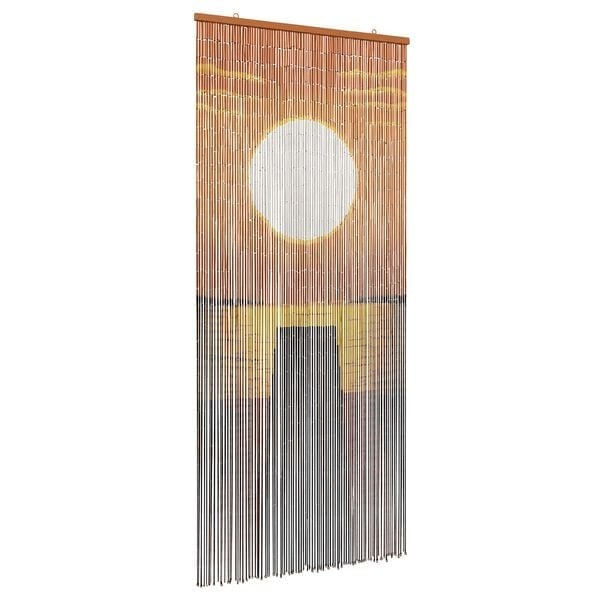 Vidaxl Bambus-Türvorhang Sonnenuntergang 90x200cm - 33% Rabatt
