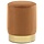 Samthocker in Braun/Gold - 28x36 cm - 31% Rabatt