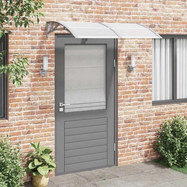 Vidaxl Türvordach 150x100 cm Grau - 34% Rabatt auf Retourenware