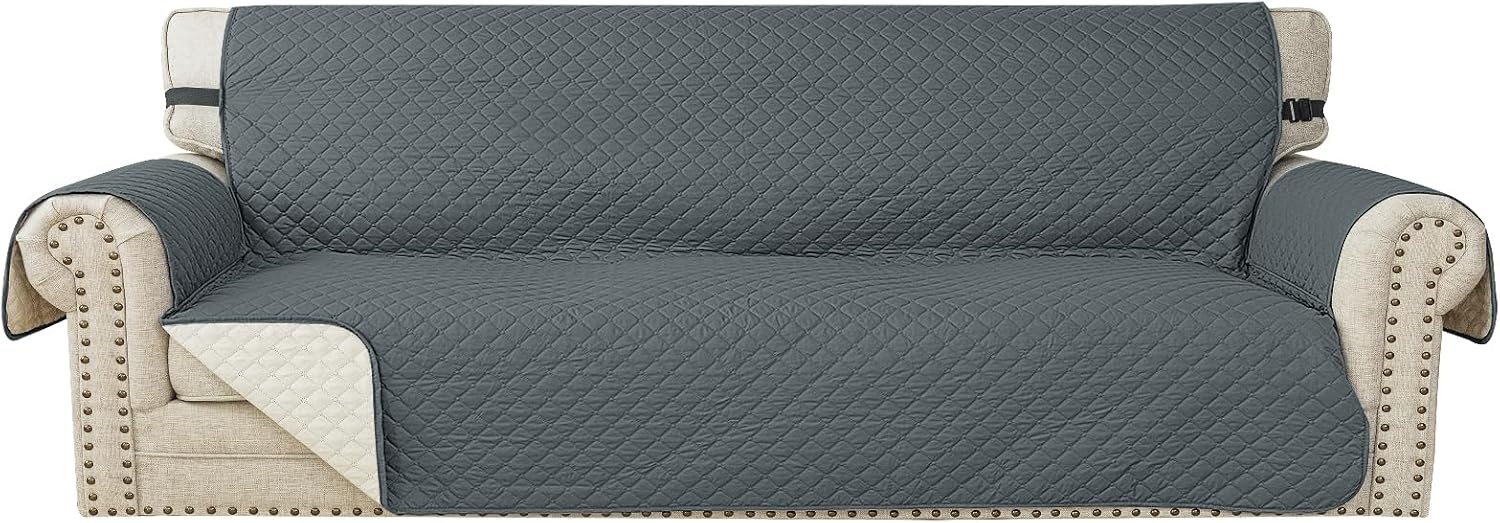 Wasserdichter Ecksofa-Schonbezug L-Form, Dunkelgrau - 32% Rabatt