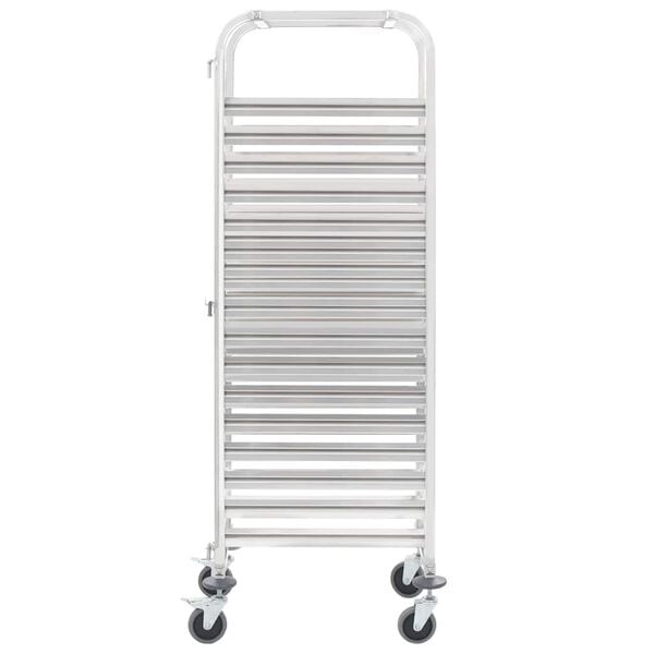 Vidaxl Profi-Küchenwagen, 16 Etagen, Edelstahl, 38 x 55 x 163 cm - 35% Rabatt