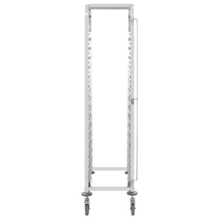 Vidaxl Profi-Küchenwagen, 16 Etagen, Edelstahl, 38 x 55 x 163 cm - 35% Rabatt
