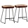Barhocker 2er-Set Dunkelbraun Retro-Design - 34% Rabatt - Ausgepackt