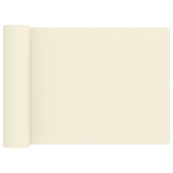 Balkon-Sichtschutz 800 x 180 cm Crème, 33% Rabatt