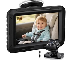 Baby-Autospiegel mit 1080P HD-Kamera - 43% Rabatt