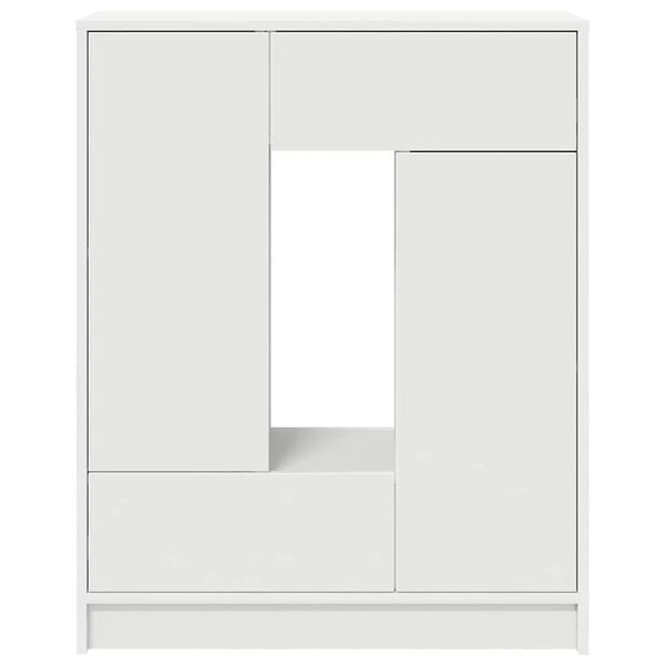 Weißes Sideboard mit 2 Türen & 2 Schubladen - 34% Rabatt