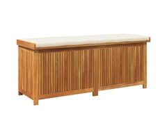 Vidaxl Auflagenbox Akazienholz 150x50x60,5 cm - 35% Rabatt