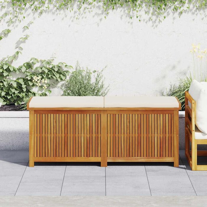 Auflagenbox Akazienholz 150x50x60,5 cm - 35% Rabatt