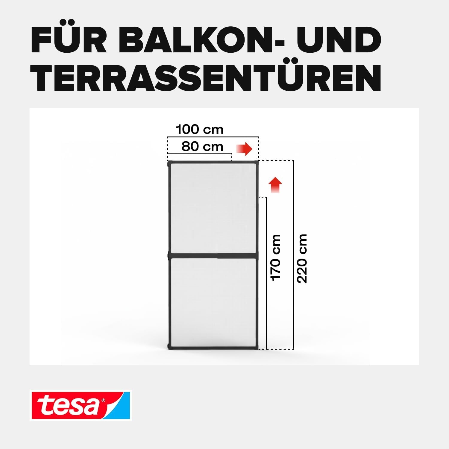 Teleskopierbare Fliegengitter-Tür Anthrazit - 34% Rabatt
