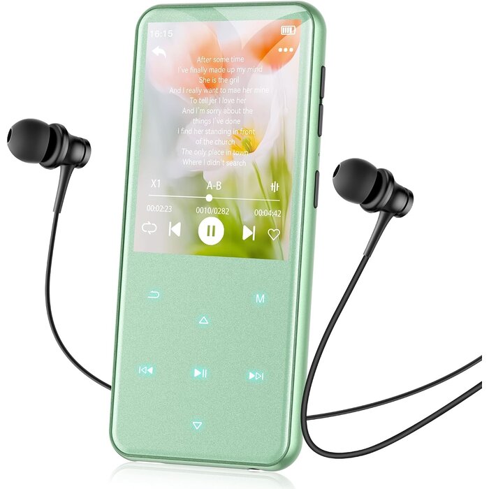 MP3-Player 64GB mit Bluetooth 5.3 Rosa Metall - 33% Rabatt