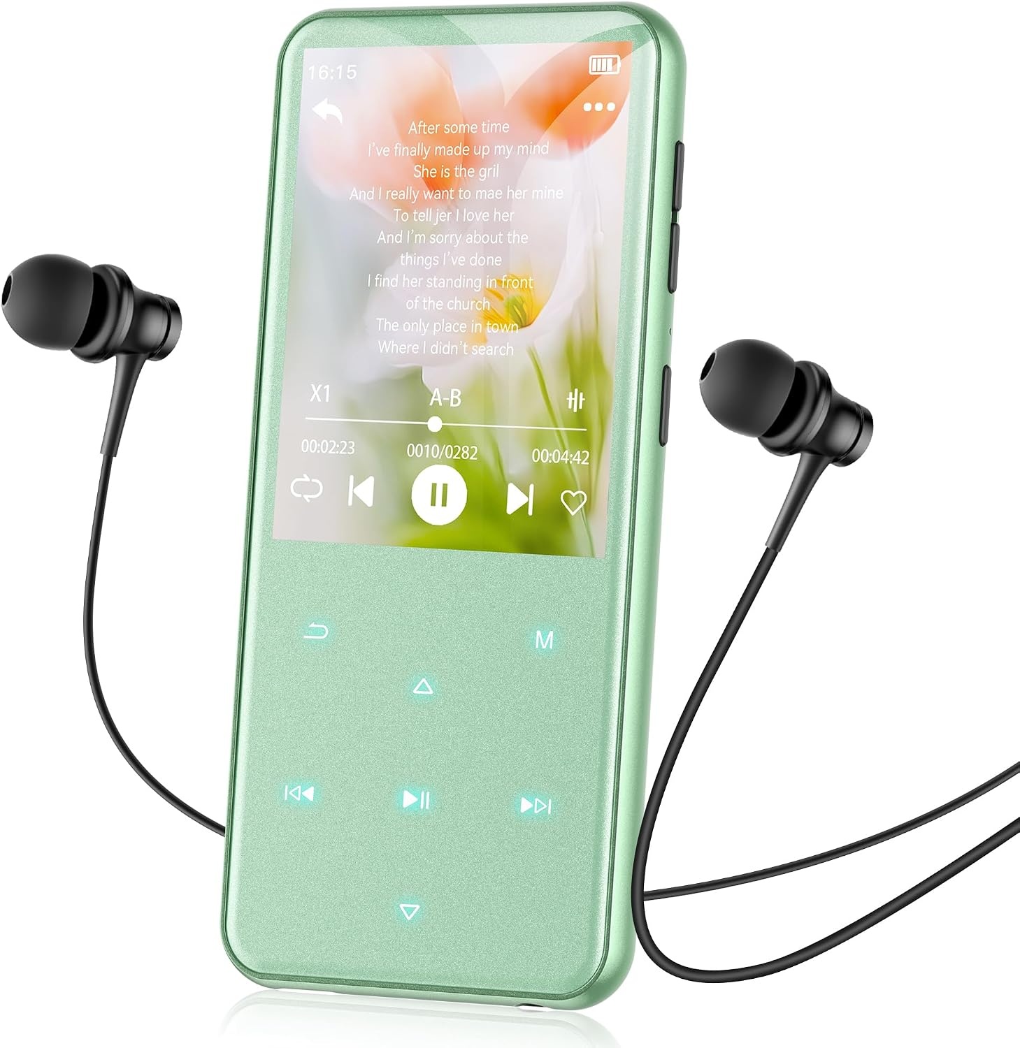 MP3-Player 64GB mit Bluetooth 5.3 Rosa Metall - 33% Rabatt