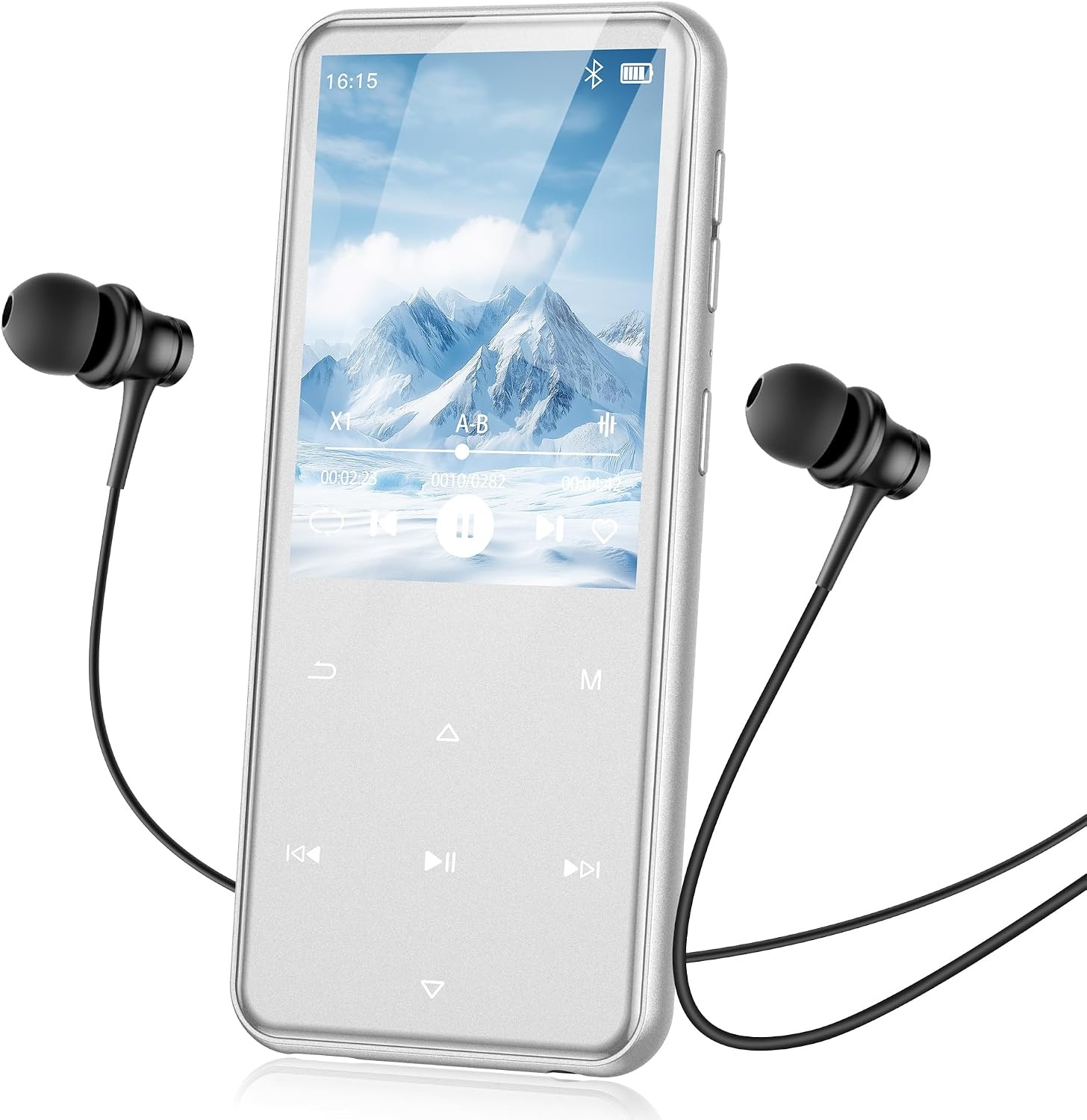 MP3-Player 64GB mit Bluetooth 5.3 Rosa Metall - 33% Rabatt